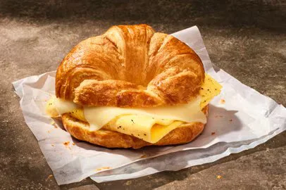 Croissant Egg & Cheese Sandwich