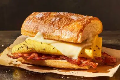 Panera Sausage Egg and Cheese Sandwich