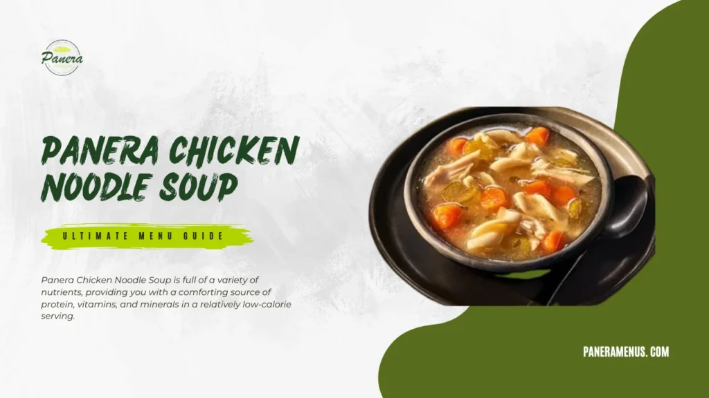 Panera Chicken Noodle Soup